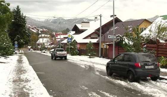 Новость Сочи: Жителей предгорных районов Сочи предупреждают о гололеде и снеге
