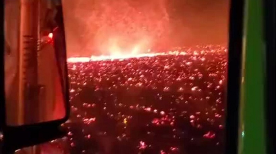 Новость Сочи: Огненный смерч в Калифорнии США редкое природное явление видео