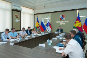Алексей Копайгородский провел заседание городского оперативного штаба по проведению Летнего курортного сезона в Сочи 2022