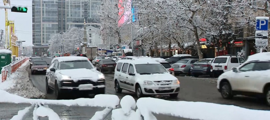 Новость Сочи: Из Сочи в Краснодар снижена скорость движения автомобилей из за погодных условий