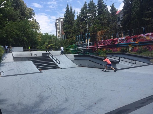 Новость Сочи: В Сочи открылся скейт-парк «Вилла Вера» после реконструкции 