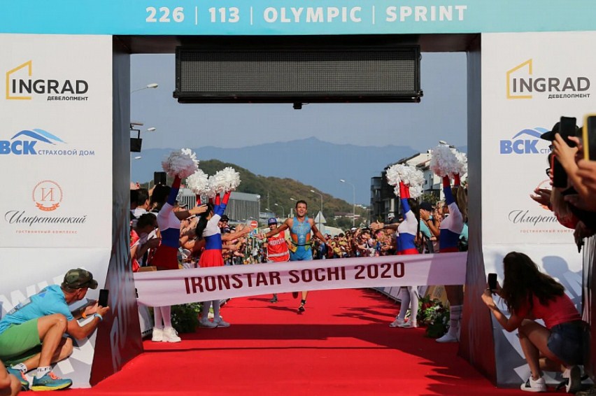 Новость Сочи: В Сочи завершились соревнования по триатлону фестиваля IRONSTAR SOCHI 2021