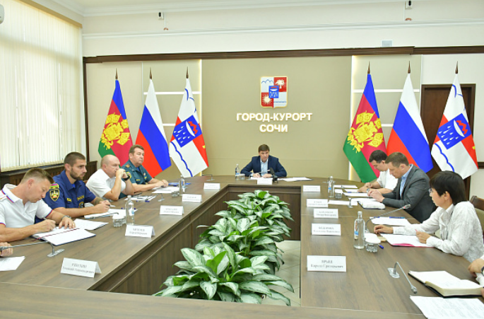 Новость Сочи: Заседание комиссии по предупреждению и ликвидации ЧП в состоялось в Сочи