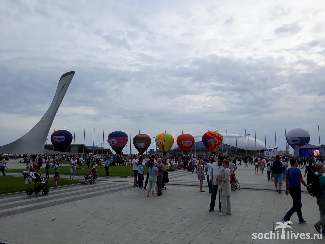Фестиваль аэростатов в Олимпийском парке 24 мая 2019